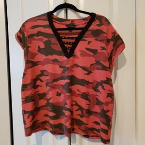 Rock & Republic XL Red Camo Shirt